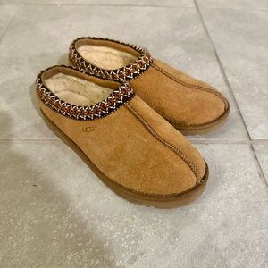 UGG Tan Suede Slippers